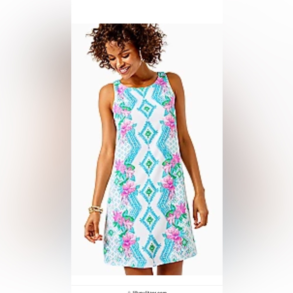 Lilly Pulitzer NWOT Girls Best Friend Jackie Shift Dress SIZE L
